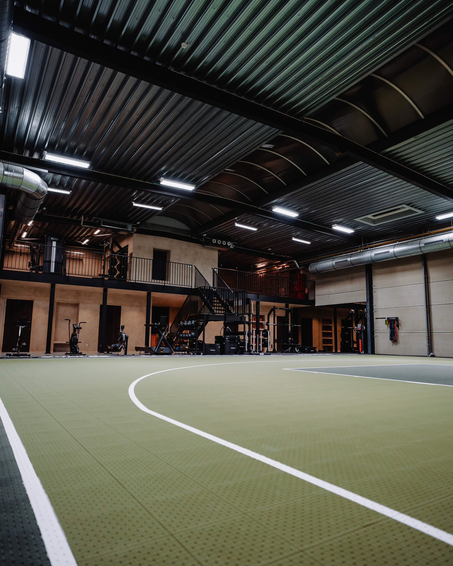 Sporters in beweging